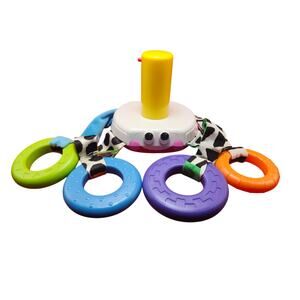 Fisher-Price Stacking Surprise Octopus 2001 Musical Rings Toddler/Baby Toy Works